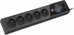 Arm Armac power strip Z5 przeciwprzepięciowa 5 sockets 3 m czarna (Z5/CZ/30)