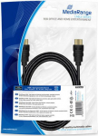 MediaRange HDMI High Speed Ethernet Anschlussk. 18Gibt/s 3m