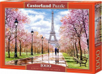 1565 Castorland Puzzle Romantic Walk in Paris 1000 element&oacute;w