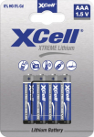 XCell Battery Extreme Lithium FR03 Micro AAA 4St