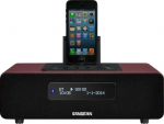 Sangean Electronics DDR-38 Tischradio DAB+ DAB UKW Apple Dock AUX Bluetooth Battery charging function included