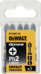 Dewalt Impact driver bits Extreme Impact Torsion PH2x50mm 5szt. (DT7998T)