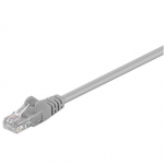 Wentronic Goobay | CAT 5e patch cable, U/UTP | Grey RJ45 male (8P8C) | RJ45 male (8P8C)