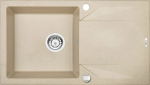 Sink Deante 1-chamber with Evora sand drainer (ZQJ 7113)