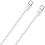 Realtron RealPower Lade/Datenkabel USB-C auf USB-C 1m wei&szlig; 3A