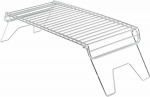 GSI Outdoors Grill focal carbon 21 cm x 44.5 cm