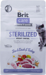 BRIT Care Grain-Free Sterilized Weight Control - dry cat food - 400 g