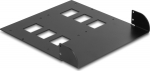 Delock Drive bay adapter - 5.25" bis 2 x 2.5" (13.3 cm bis 2 x 6.4 cm)
