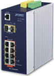 Planet IP30 Industrial L2+/L4 8-Port, 1000T 802.3at PoE + 2-Port