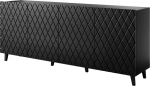 Cama MEBLE ASTI chest of drawers 200x42x82 black matt