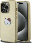 Sourcing Hello Kitty HKHMP14XPGHCKD iPhone 14 Pro Max 6.7'' gold/gold hardcase Leather Kitty Head MagSafe