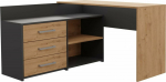 Topeshop Dany Desk Brown 120 cm x 50 cm