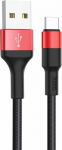 Kabel USB Hoco USB-A - USB-C Czerwony (6957531080251)