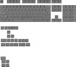 Glorious PC Gaming Race Glorious GPBT Basics Keycaps, ANSI Layout (US), PBT, Dye-Sub - Armor Grey