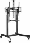 Equip Floor Stand Holder 55"-100"/1TFT 120kg Mob.Electr.LFD sw lite Retail
