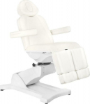 ELECTRIC COSMETIC CHAIR. AZZURRO 869AS ROTARY PEDI 5 MOTOR. BIAŁY