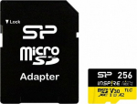 Silicon Power Inspire | 256 GB | microSDXC | Flash memory class C10, UHS-I U3, V30