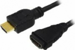Logilink | HDMI Cable Type A Male - HDMI Type A Female | CH0056 | HDMI Type A Female | HDMI Type A Male | HDMI to HDMI | 2 m