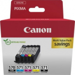 Canon PGI-570 PGBK/CLI-571 (0372C006) Ink Cartridge Multipack, PGBK/C/M/Y/BK