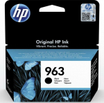 HP 963 Black Original Ink, Cartridge