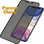 PanzerGlass | P2665 | Screen protector | Apple | iPhone Xr/11 | Tempered glass | Black | Confidentiality filter; Full frame coverage; Anti-shatter film (holds the glass together and protects against glass shards in case of breakage); Case Friendly &ndash;  ...