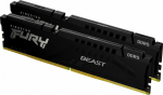 KIN Kingston FURY Beast - DDR5 - Kit - 64 GB: 2 x 32 GB - DIMM 288-PIN - 5600 MHz / PC5-44800 - CL40 - 1.25 V - unbuffered - on-die ECC (KF556C40BBK2-64)