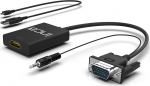 INCA Adapter IVTH-02 VGA + USB-A + Audio > HDMI, 0.2m retail