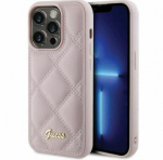 Guess Quilted Metal Logo Case for Apple iPhone 15 Pro Max