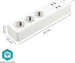 Nedis SmartLife WIFIP312FWT -&auml;lyjatkojohto, 16 A, 3680 W