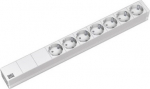 Bachmann power strip (Rack - mountable) - Wechselstrom 230 V - output terminals: 7 (CEE 7/4)