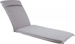 Deck chair pad FLORIDA 60x200x7cm, greyish beige