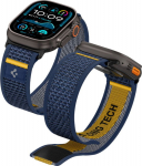 Kellarihm Athlex Air, Apple Watch Series 10 / 9 / 8 / 7 / 6 / 5 / 4 / SE (2024/2023/2022) / SE / Ultra / Ultra 2 (44 / 45 / 46 / 49 mm), tumesinine, Spigen