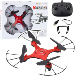 LEANToys Dron Y20 UFO Remote Controlled Light Rotation 360 Czerwony LEAN Toys