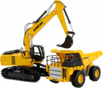 Amewi Kipper & Chain excavator 2in1 Set 1:24 RTR 6+