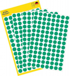 Adhesive label AVERY Zweckform Q8mm green 416 pcs (3012)