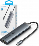 Vention USB-C 8-in-1 4K 60Hz 100W docking station