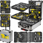 Tool Kit 246el. 1/4'' i 1/2'' (4-21mm) (6-angular) w suitcase on wheels