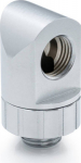 Bitspower Artemis 90 Grad Fitting - drehbar, sandblast silber