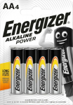 ENERGIZER Alkaline Power Alkaline Battery AA LR6 E91 4 szt. blister