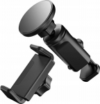 4kom.pl Airplane Phone Holder for Airplane Seat 2w1 MagSafe + Vice / F100