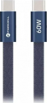 Kabel USB ForCell Kabel USB C do USB C Forcell F-Energy QC4.0 PD 3A 60W Cafule Flat 1.2 m CCFN23 navy blue