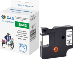 G&G Vinyl Label tape compatible with Dymo Rhino 18443