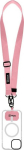 OBAL:ME NeckTag Ribbon Rope for Mobile Phone / pink