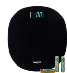 Salter SA00709BFEU12 Round Electronic Scale, Black
