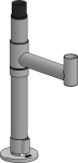 Ergonomic Solutions 400mm pole with 200mm, swingarm and CD Adapter