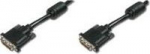 MicroConnect DVI-D 24+1-pin w. Ferrit, M-M, Full HD 1080p, Dual Link, 2m