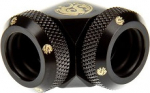 Bitspower Multi-Link Adapter 90 Grad 12mm AD auf 12mm AD Hardtube - schwarz matt