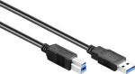 Alcasa Good Connections USB3.0 Kabel A-B schwarz 5m