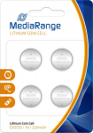 MediaRange Battery button cell Lithium/CR2032 3V 4St