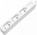 Logilink power strip 3-fach, 1.5m euro plug, wei&szlig;